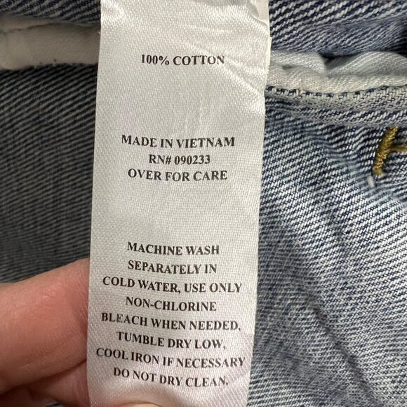 Y2K Playboy Bleach Bunny Denim Jean Trucker Jacket w/ Bunny Logos Size Small - Picture 8 of 8